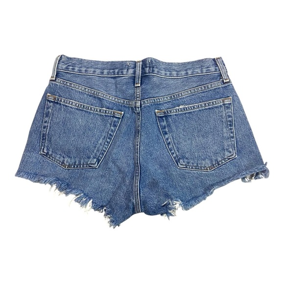 AGOLDE Parker Distressed Vintage Cut Off Jeans Sz 26 100% Organic Cotton - Picture 2 of 7